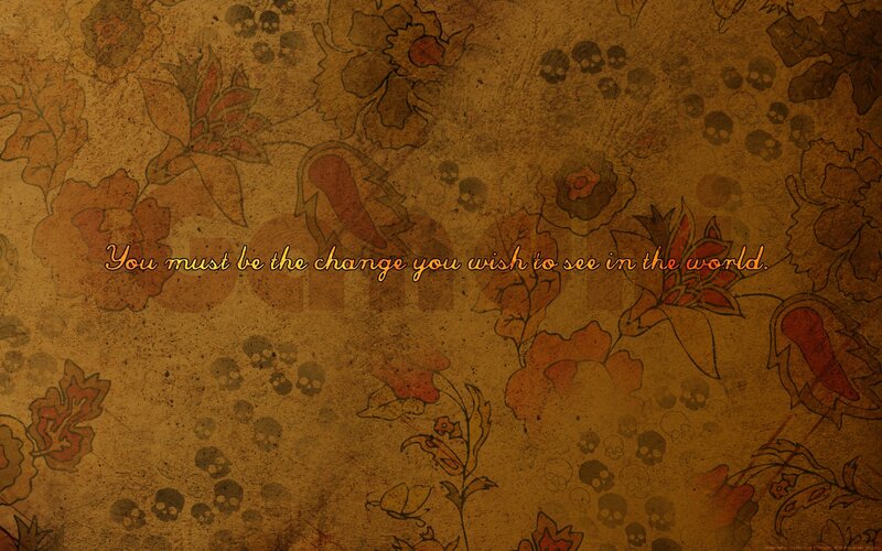 quote on change wallpaper