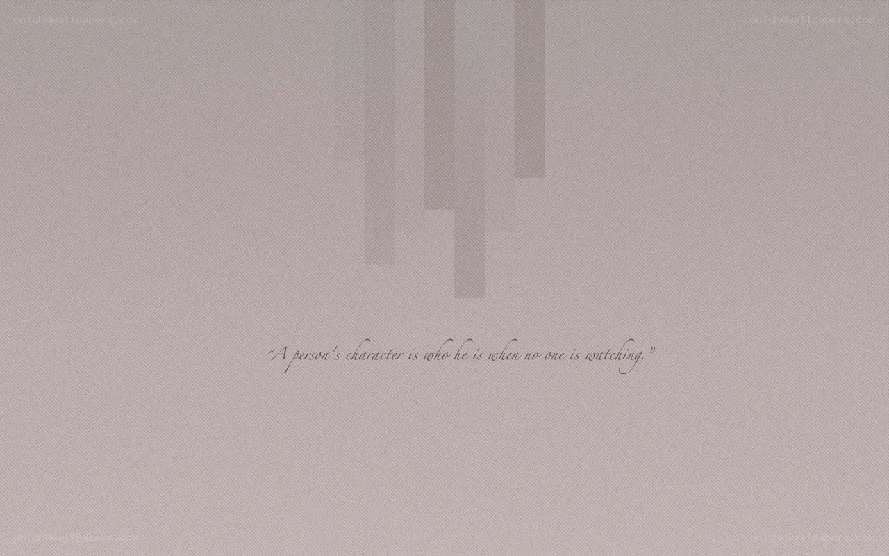 quote on character