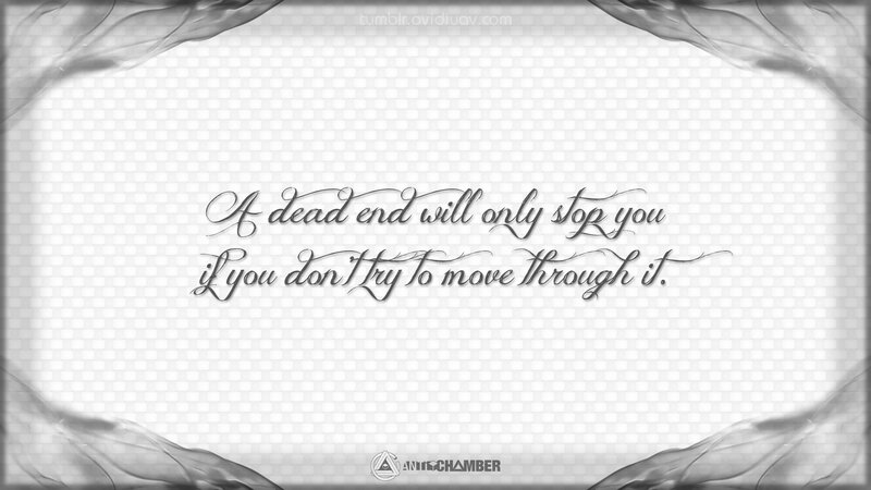 Quote on Checkered Background — Black