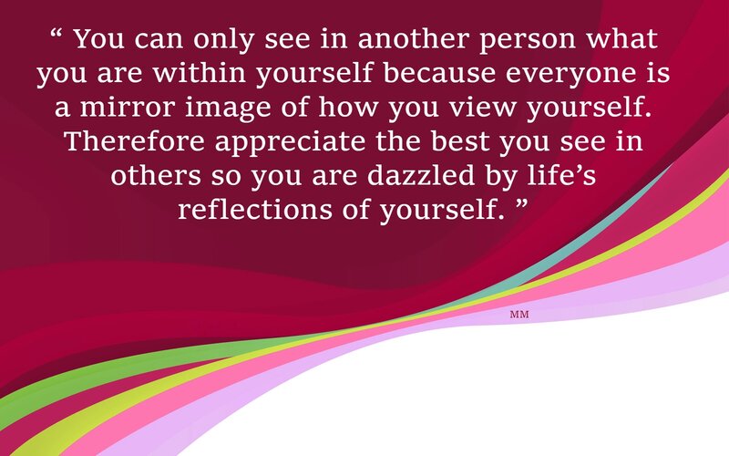 Quote on Colorful Background — Red