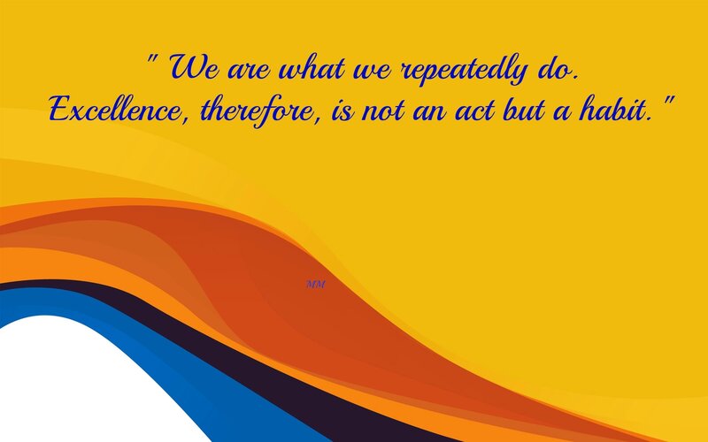 Quote on Colorful Background — Yellow