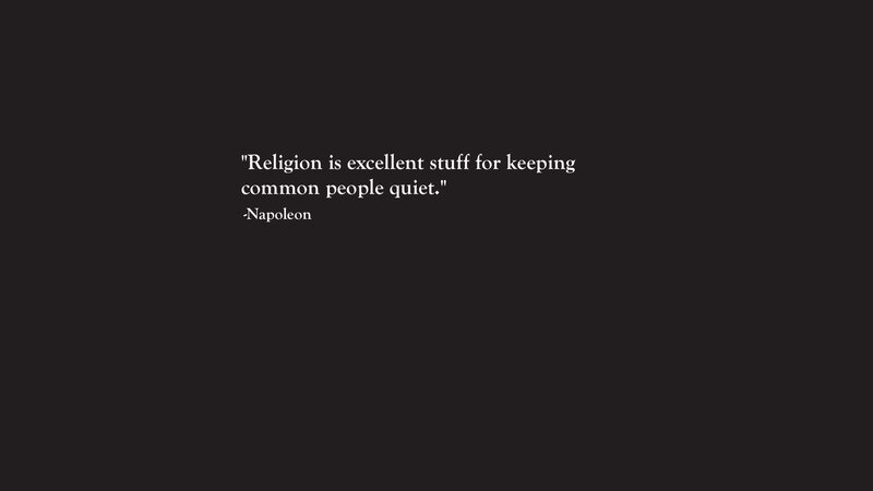 Quote on Dark Background — Black, Serious