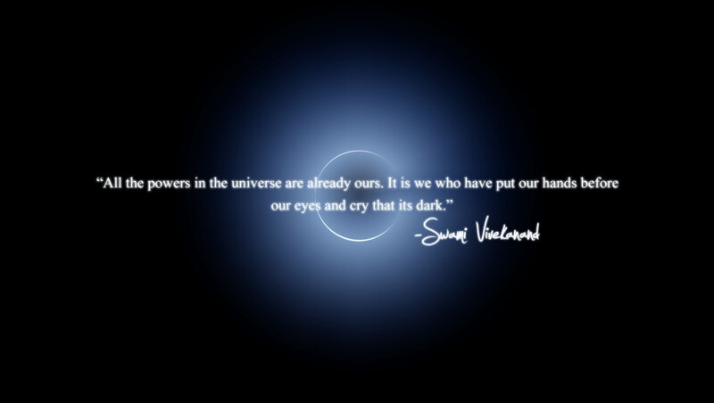 Quote on Dark Background