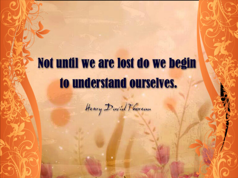 Quote on Floral Background