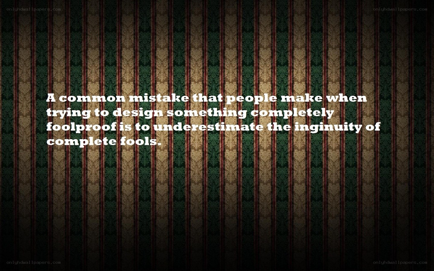 quote on foolproof design