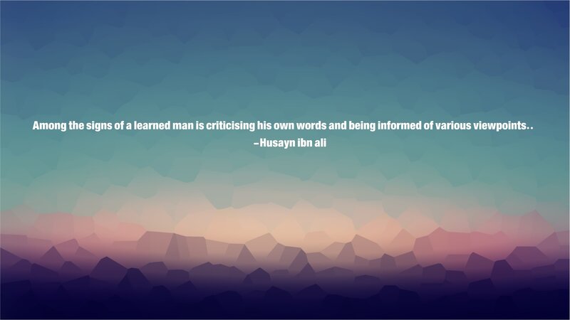 Quote on Gradient Background — Blue