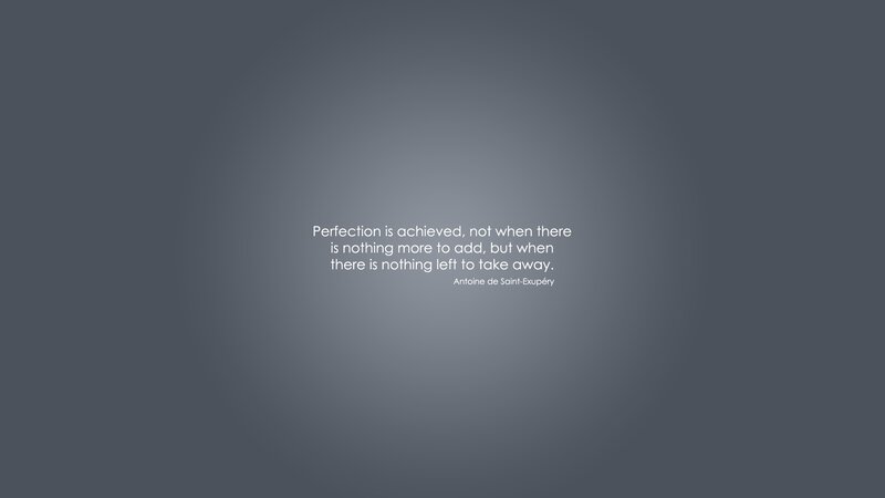 Quote on Gray Background