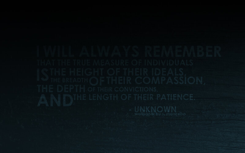 quote on ideals and compassion