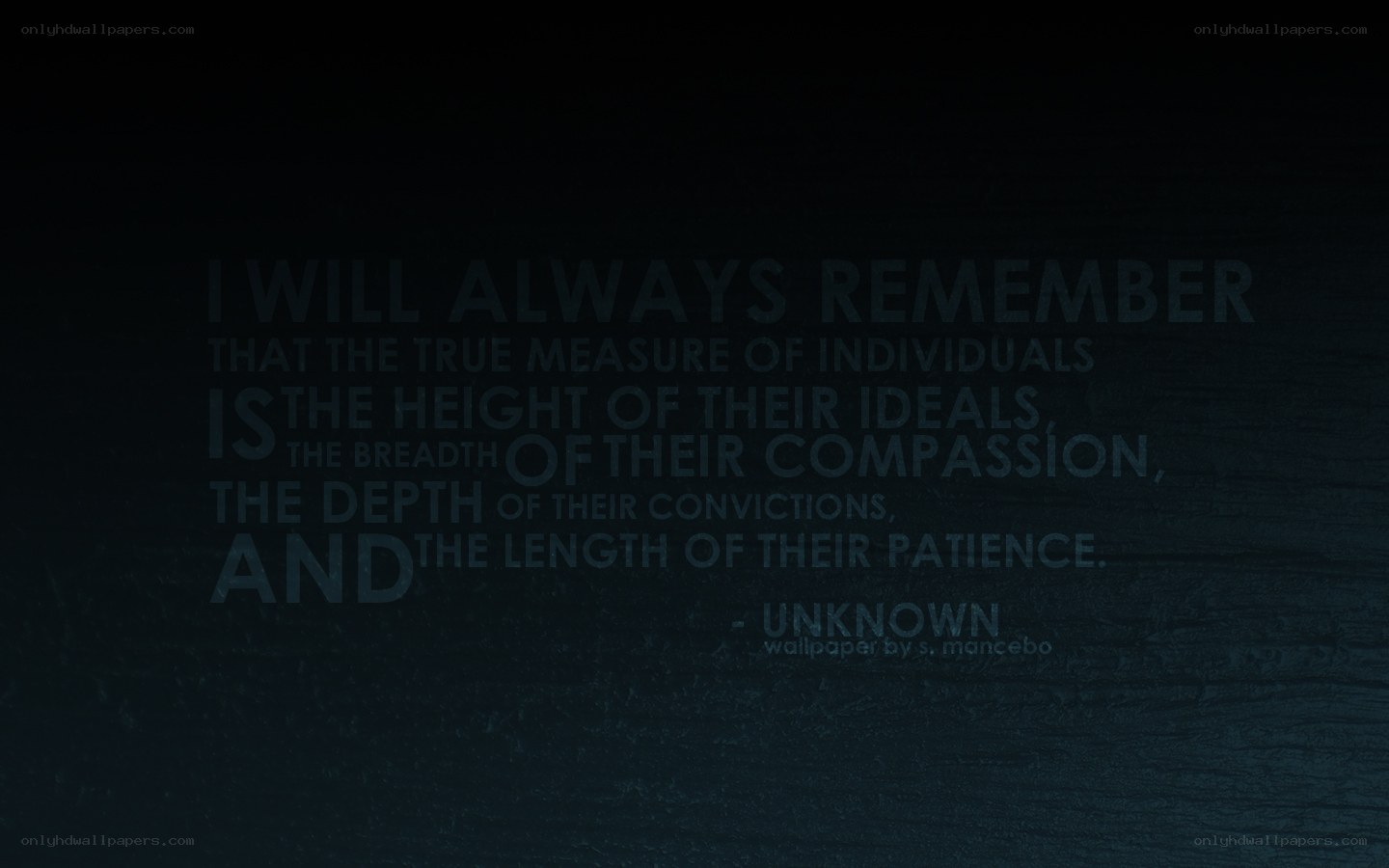 quote on ideals and compassion