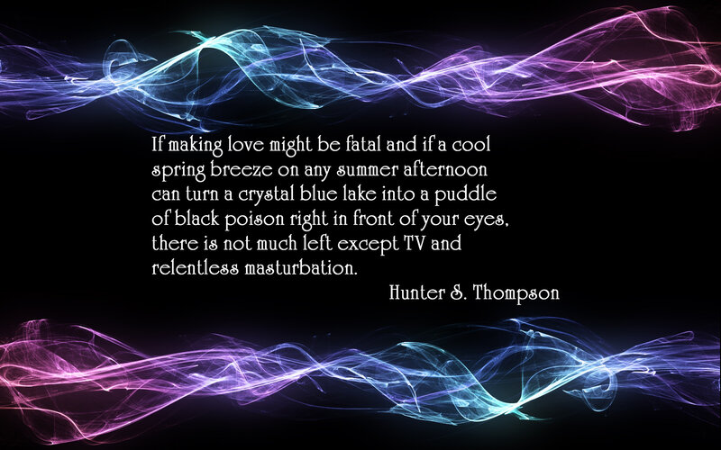 Quote on love and apathy