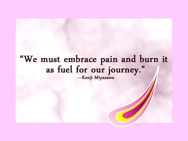 Quote on Marble Background
