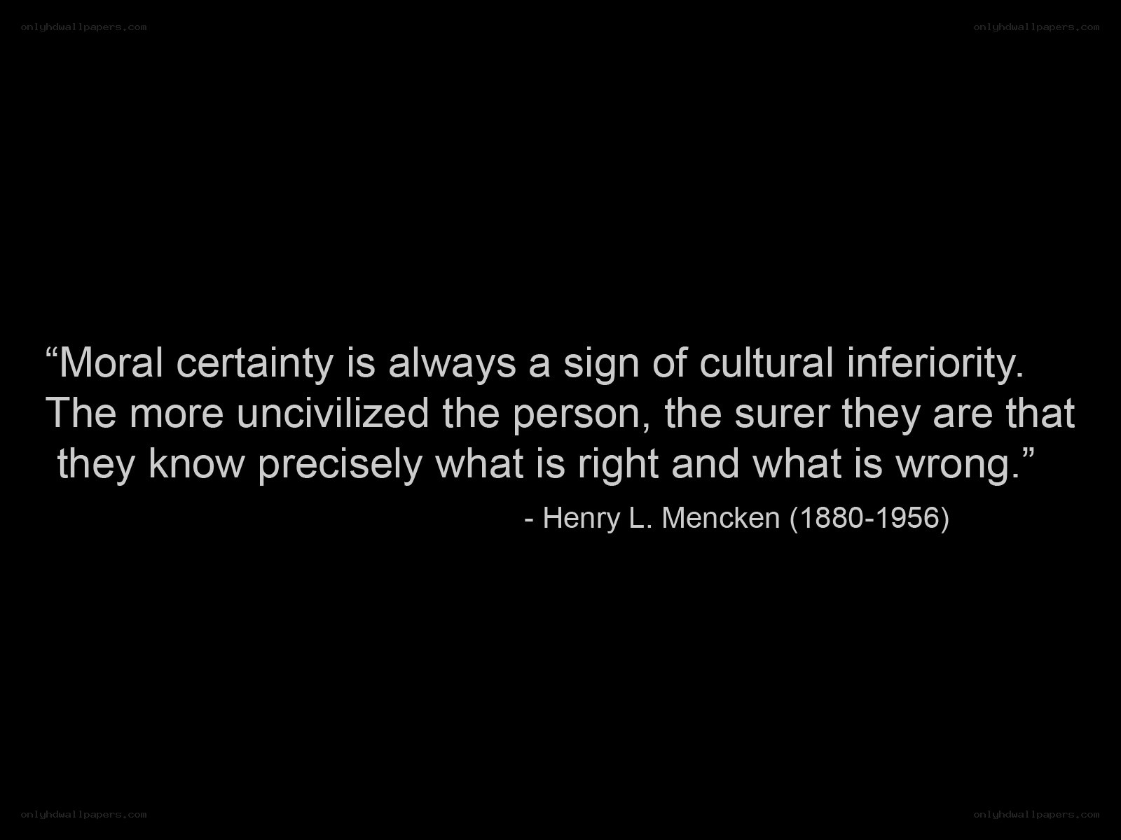 quote on moral certainty