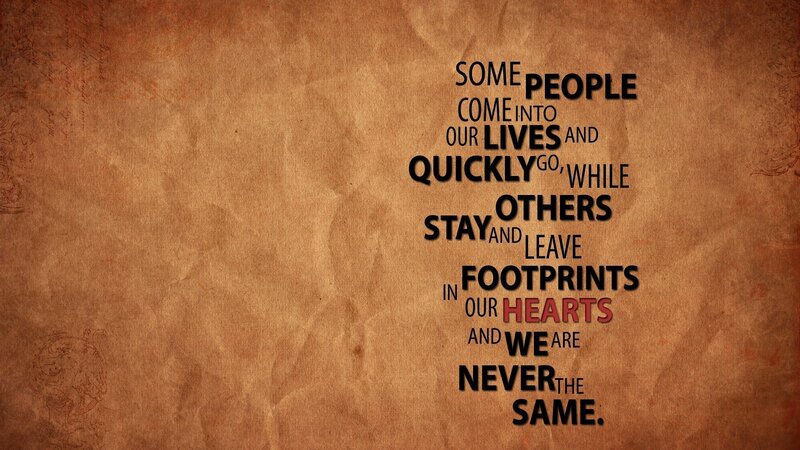 Quote on people in life