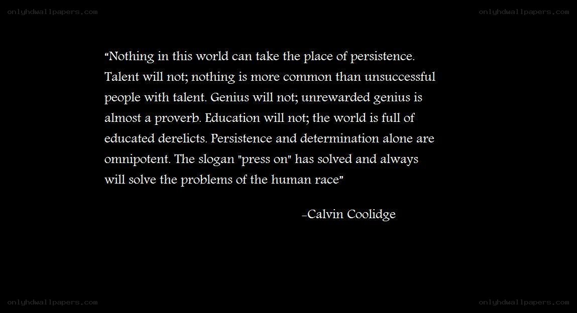 quote on persistence