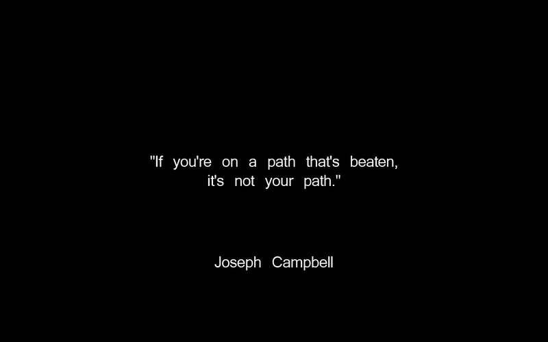 quote on personal path