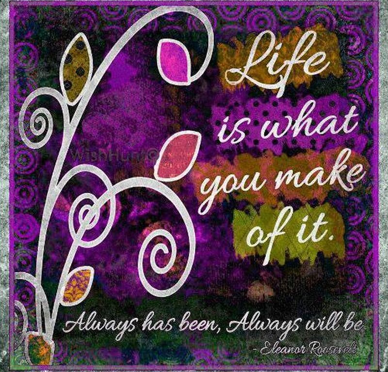 Quote on Purple Background — Inspirational