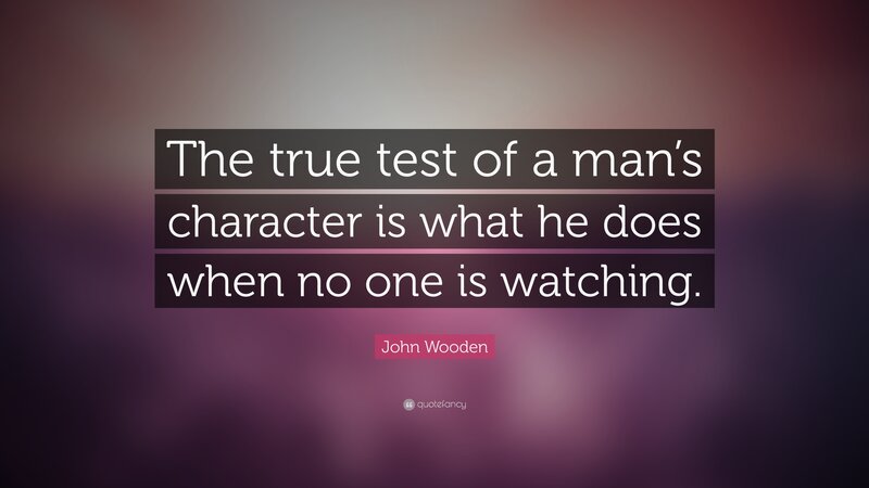 Quote on Purple Background — Reflective