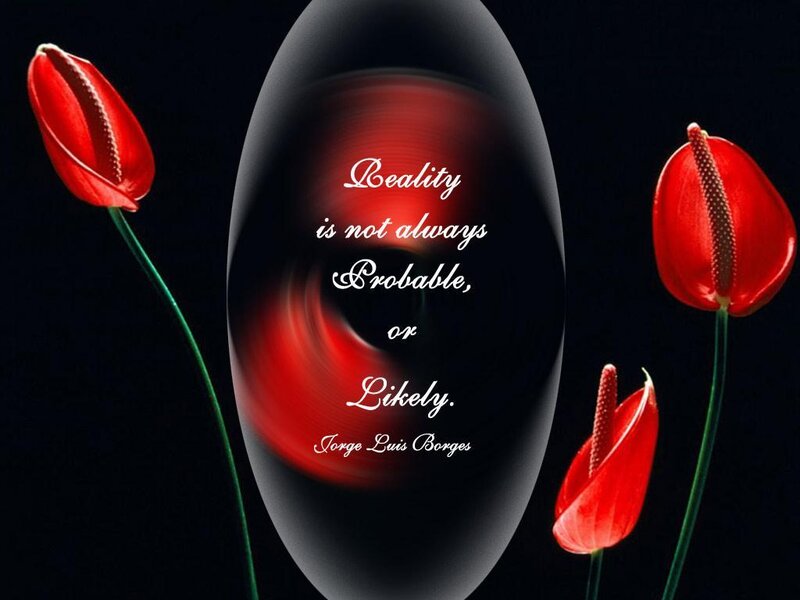 Quote on reality and probability