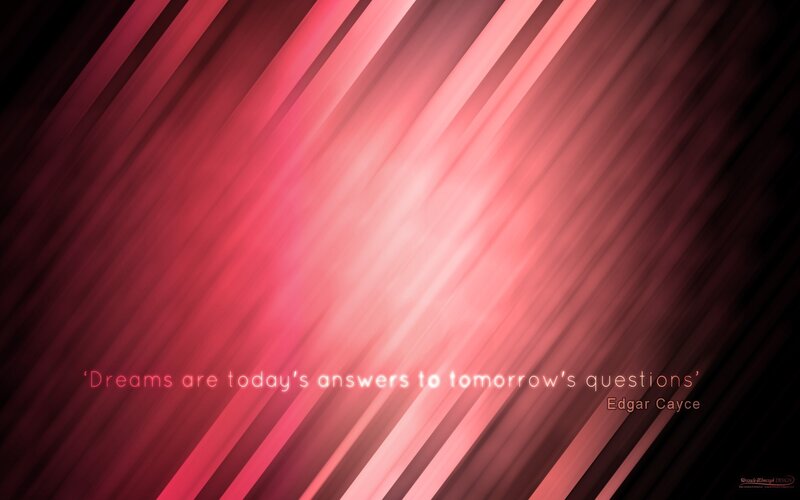 Quote on Red Background — Dramatic