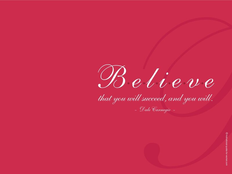 Quote on Red Background — Inspirational