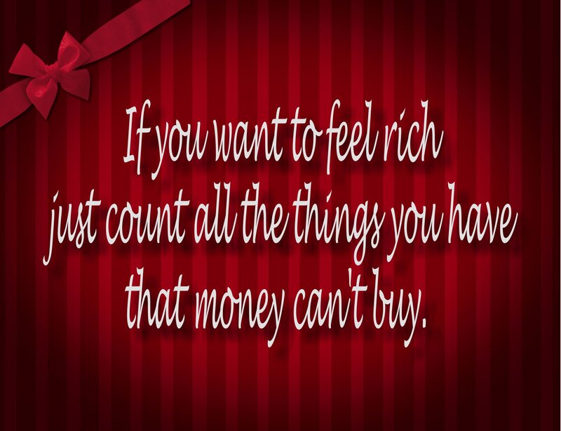 Quote on Red Background — Reflective