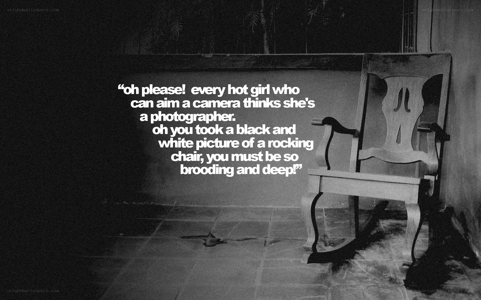 quote on rocking chair image
