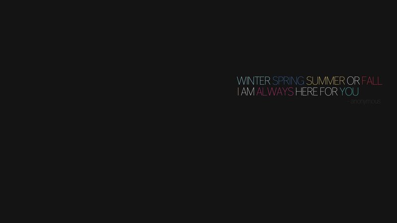 quote on seasons and loyalty