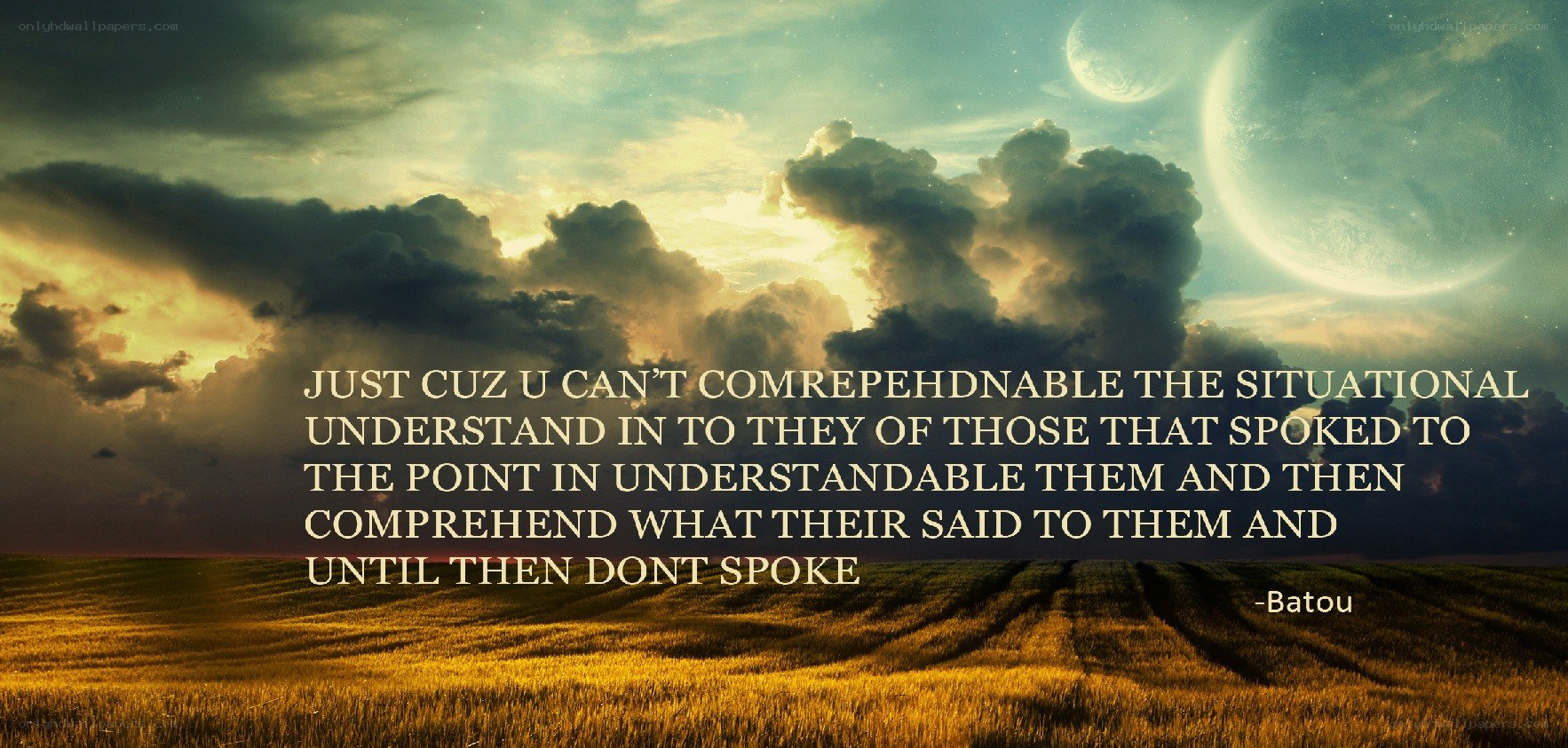 Quote on understanding