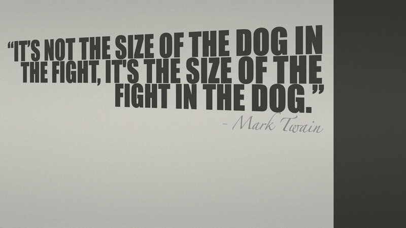 Quote on Wall