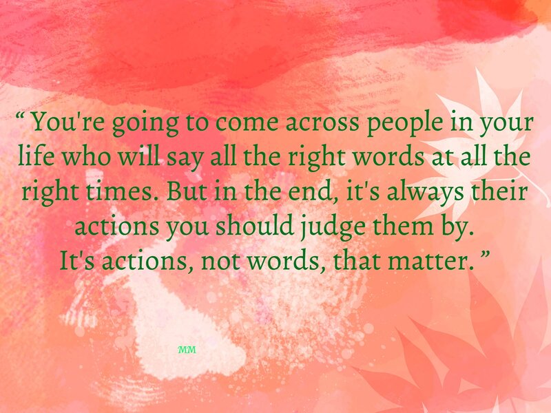 Quote on Watercolor Background — Red