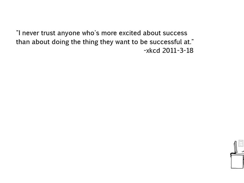 Quote on White Background
