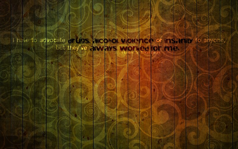 Quote on Wooden Wall — Brown