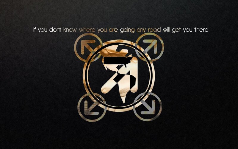 quote with abstract symbol