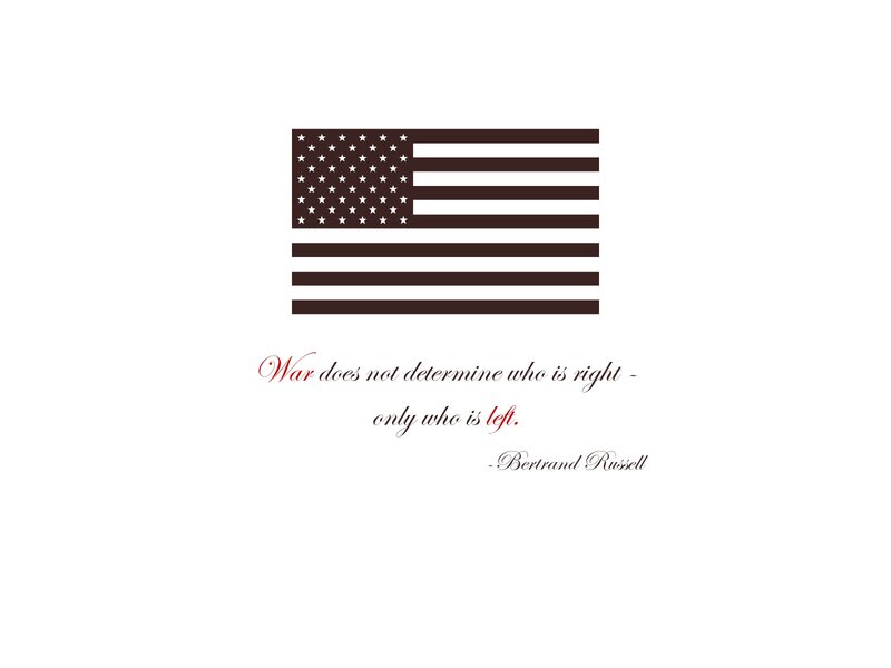 quote with flag design