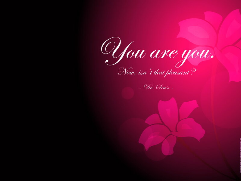 Quote with Flowers