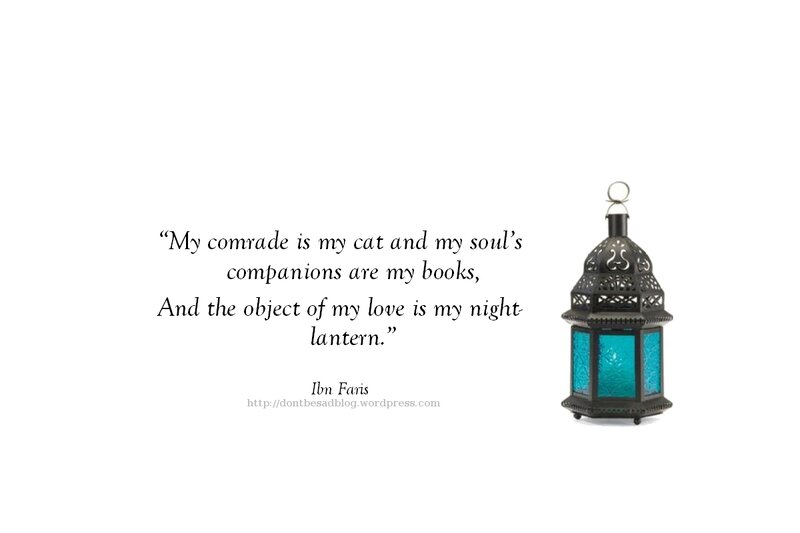 quote with lantern