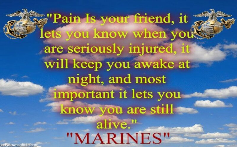 Quote with Marine Emblems