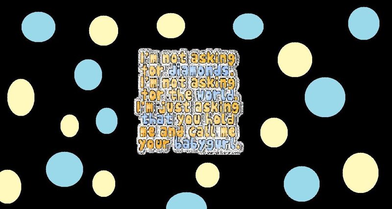 quote with polka dots