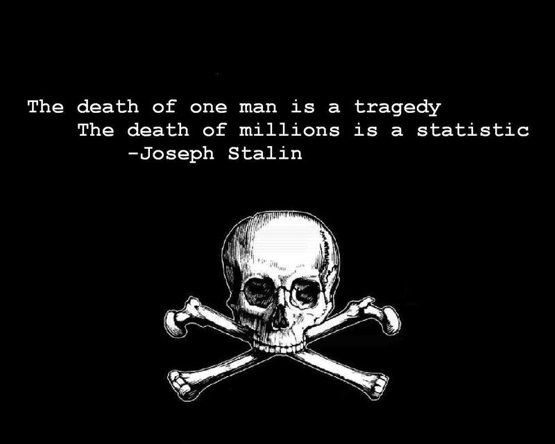 Quote with skull and crossbones
