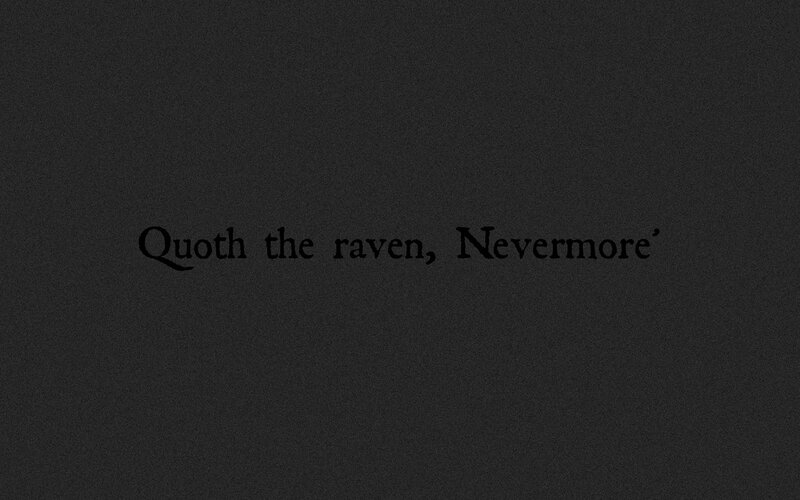 Quoth the raven