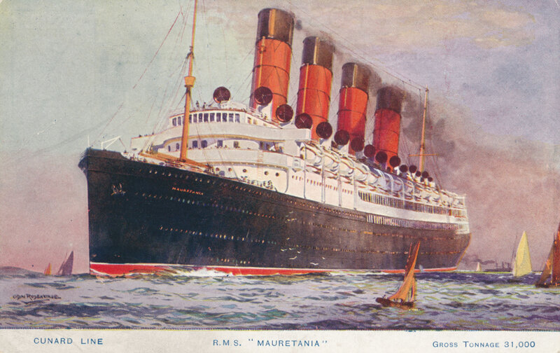R.M.S. Mauretania Ship