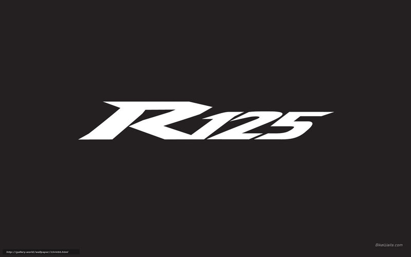 R125 logo on black