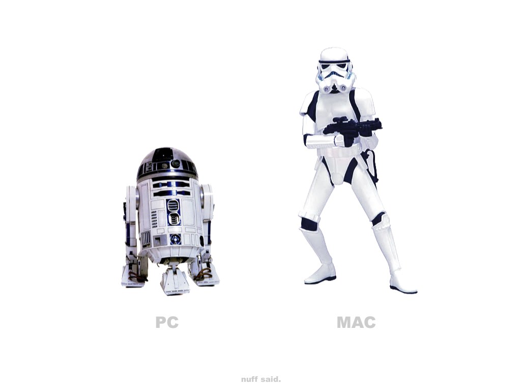R2-D2 and Stormtrooper