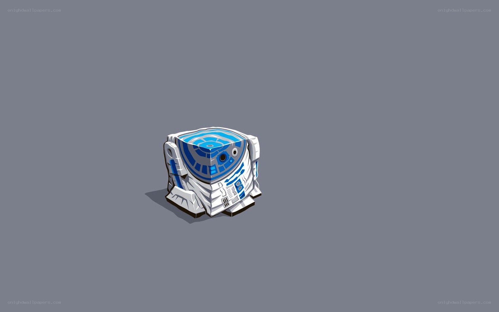 R2-D2 cube character