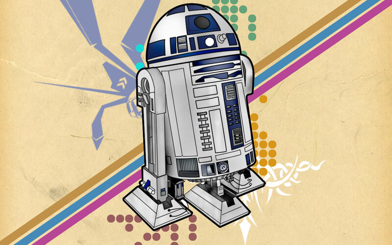 R2-D2 Droid — Beige