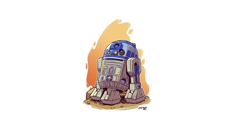 R2-D2 Droid — Blue, Calm