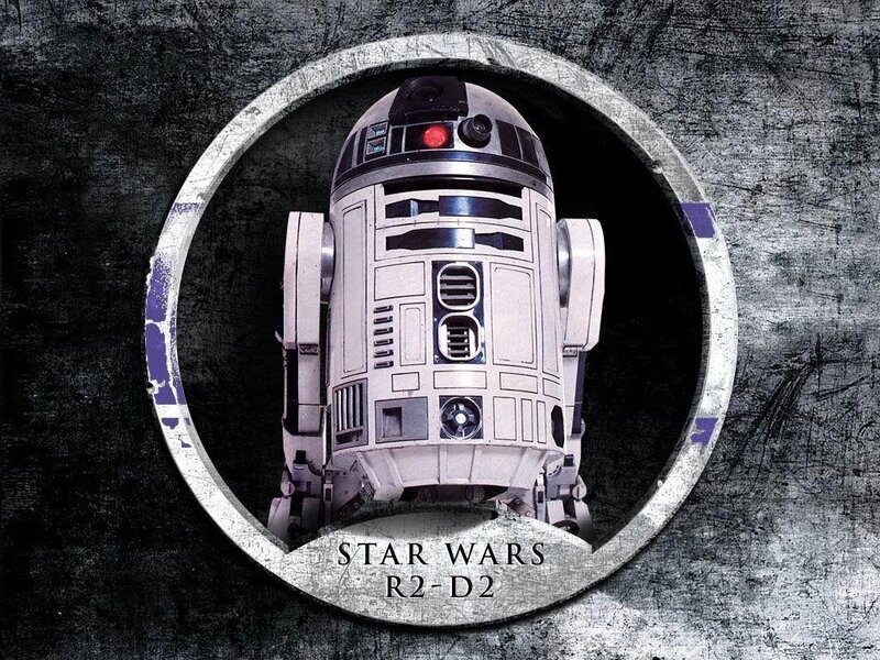 R2-D2 Droid — Gray, Dramatic