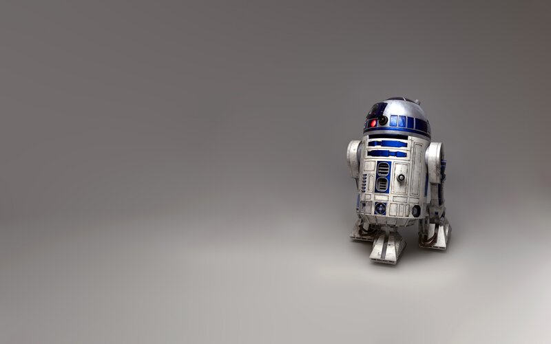R2-D2 Droid — Gray, Neutral, 3d Render