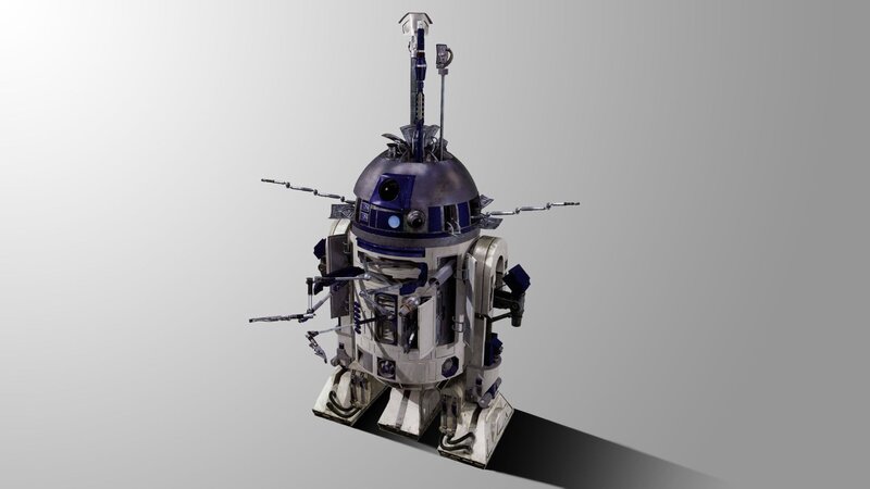 R2-D2 Droid — Gray, Neutral
