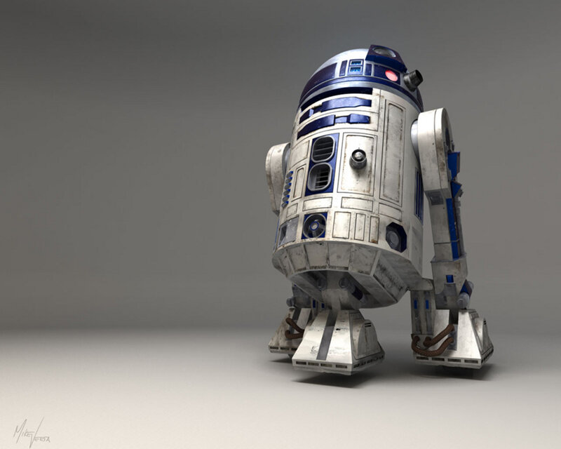 R2-D2 droid model